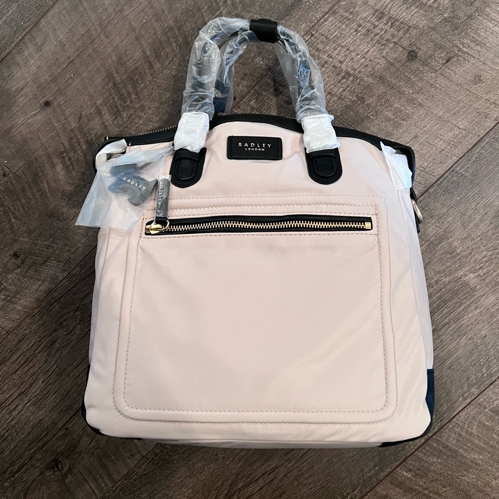 BRAND NEW W/ TAGS RADLEY London Convertible Backpack/Crossbody in Beige.